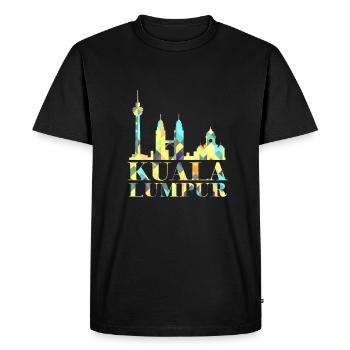 Kuala Lumpur Malaysia Gift - T-shirt Premium bio Homme - noir - Devant - Nico (187cm)