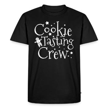 Biscuits Backen Crew Noël Noël Cadeau De Noël - T-shirt Premium bio Homme - noir - Devant - Nico (187cm)