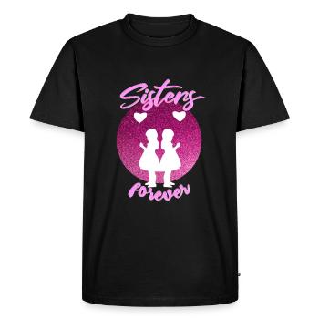 Sœur - T-shirt Premium bio Homme - noir - Devant - Nico (187cm)