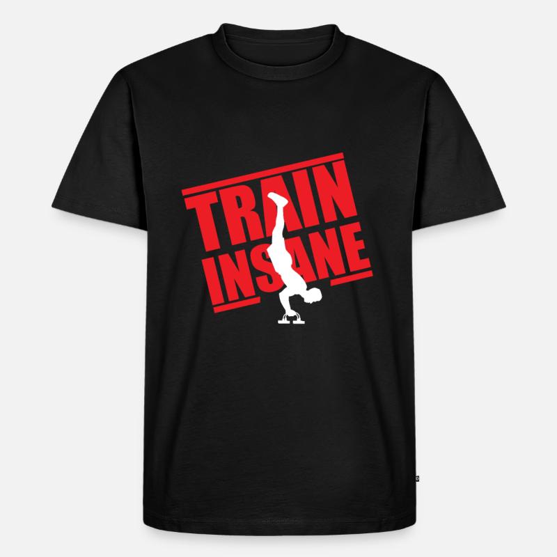 Calisthenics - Männer Premium Bio T-Shirt - Schwarz