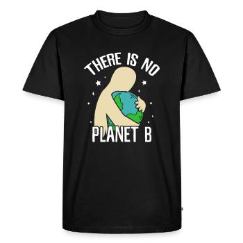Sauvez la planète - T-shirt Premium bio Homme - noir - Devant - Nico (187cm)