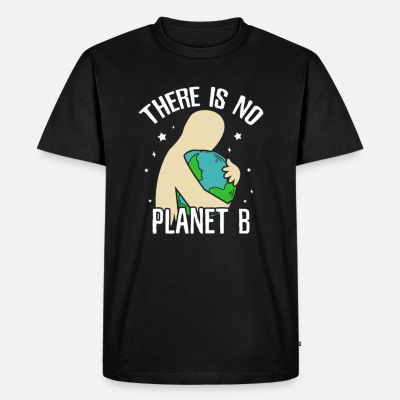 Save The Planet - Männer Premium Bio T-Shirt - Schwarz