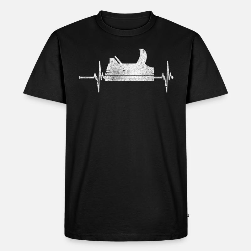 Holzarbeiter - Männer Premium Bio T-Shirt - Schwarz