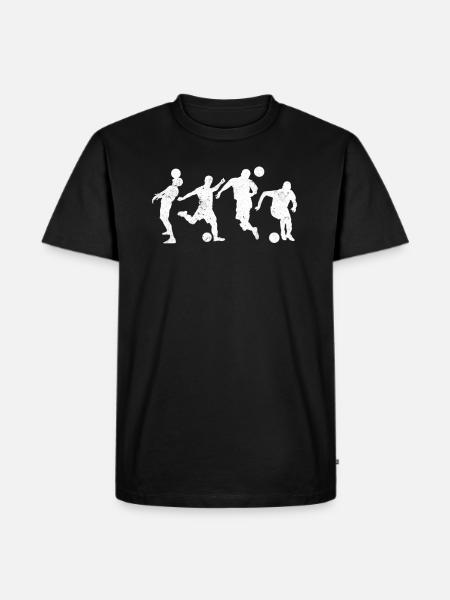 Soccer - Men's Premium Organic T-Shirt - black