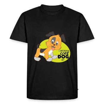 Chiens chien sport chien amoureux des animaux animal chien cadeau - T-shirt Premium bio Homme - noir - Devant - Nico (187cm)