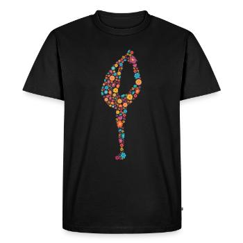 Figure Skating Gift for Figure Skater - Men's Premium Organic T-Shirt - black - Front - Nico (187cm)