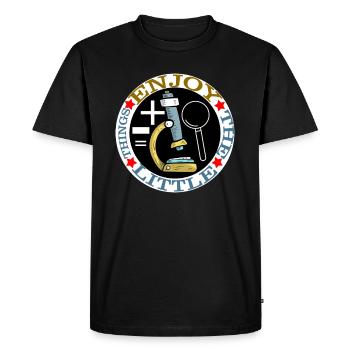 science - Men's Premium Organic T-Shirt - black - Front - Nico (187cm)