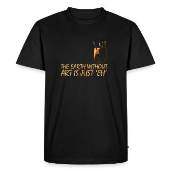 Art artist artist handicraft painting - Men's Premium Organic T-Shirt - black - Front - Nico (187cm)