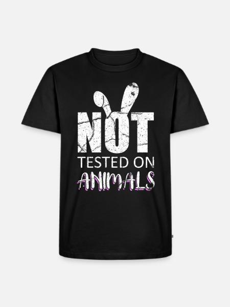 Animal testing - Men's Premium Organic T-Shirt - black