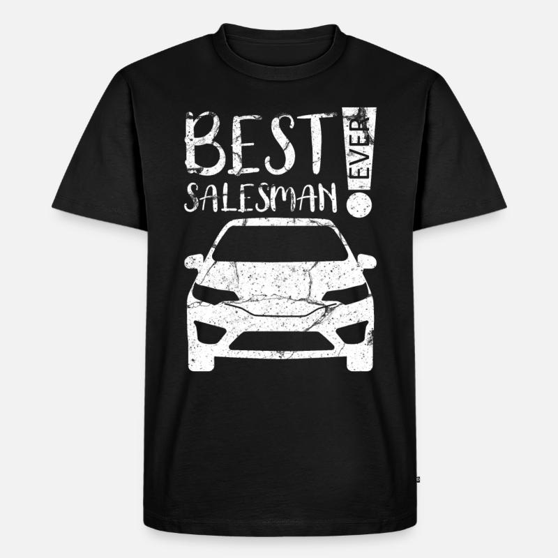Autoverkäufer - Männer Premium Bio T-Shirt - Schwarz