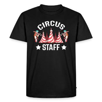 circus - Men's Premium Organic T-Shirt - black - Front - Nico (187cm)