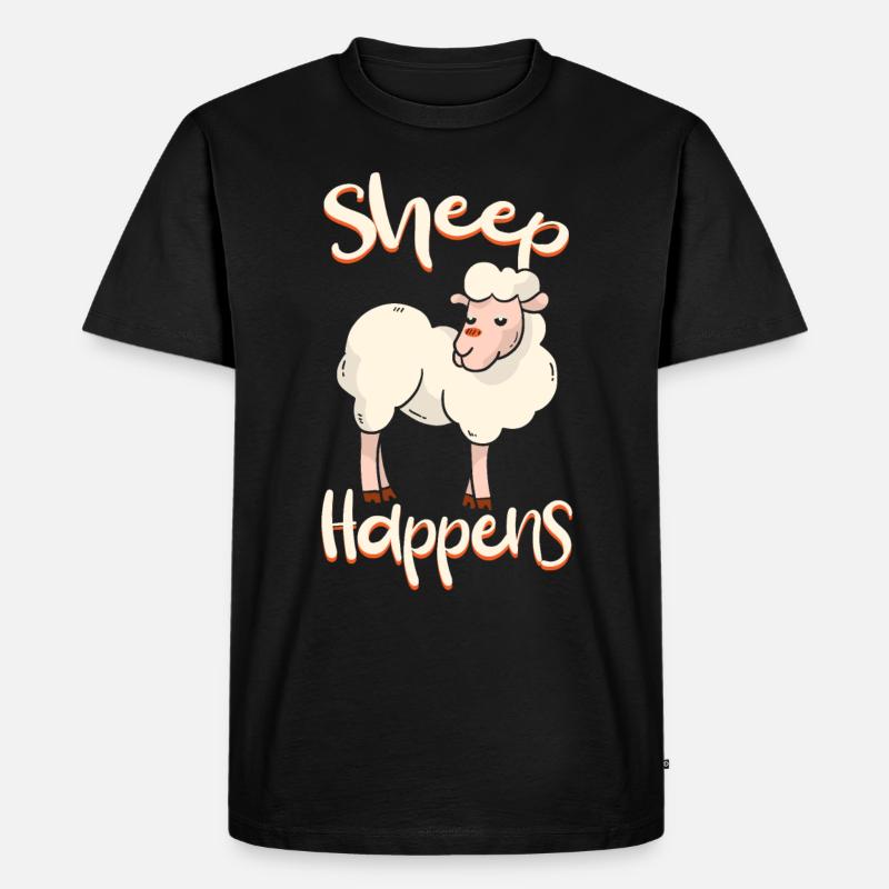 Hirte - Männer Premium Bio T-Shirt - Schwarz