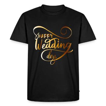 Wedding gifts | Wedding saying JGA | Shirt - Men's Premium Organic T-Shirt - black - Front - Nico (187cm)