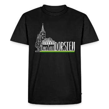 Dorsten - Ma ville - - Accueil - T-shirt Premium bio Homme - noir - Devant - Nico (187cm)