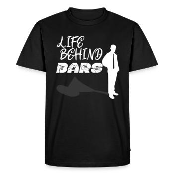 Bartender bar waiter alcohol bartender barmaid - Men's Premium Organic T-Shirt - black - Front - Nico (187cm)