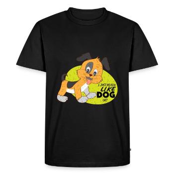 Dog Love Dog Owners Dog Sports Dog Gift - Men's Premium Organic T-Shirt - black - Front - Nico (187cm)