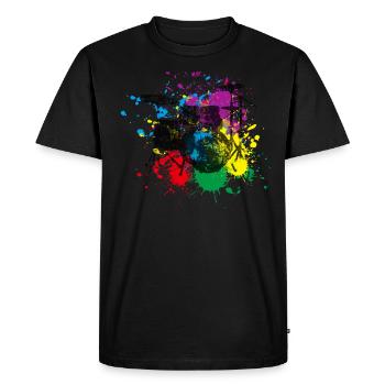 Drums Gift Idea for Drummer - Men's Premium Organic T-Shirt - black - Front - Nico (187cm)