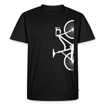 Fahrrad Geschenk für Radfahrer - Männer Premium Bio T-Shirt - Schwarz - Vorne - Nico (187cm)