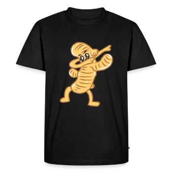 Dancing Steppes Rocking Beaten Dancen Ginger - Men's Premium Organic T-Shirt - black - Front - Nico (187cm)
