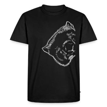 Wombat - T-shirt Premium bio Homme - noir - Devant - Nico (187cm)