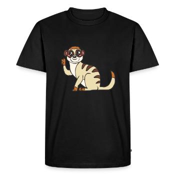 suricate - T-shirt Premium bio Homme - noir - Devant - Nico (187cm)