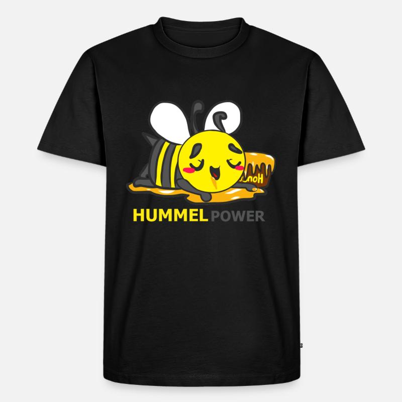 HUMMEL - Männer Premium Bio T-Shirt - Schwarz