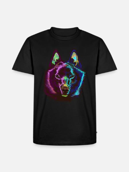 Splash Schipperke Dog - Men's Premium Organic T-Shirt - black