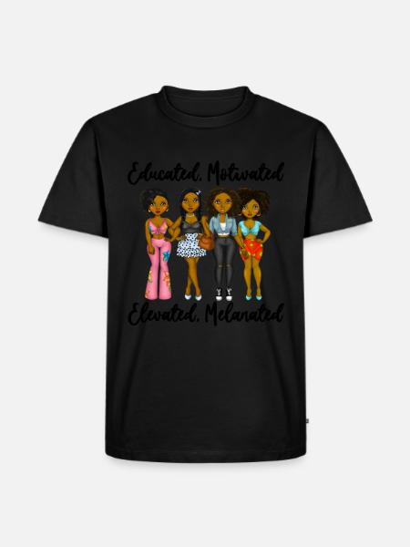 Éduqué Motivé Augmentation Melent Noir - T-shirt Premium bio Homme - noir