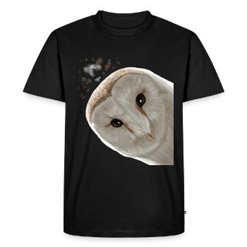Hibou des oiseaux - T-shirt Premium bio Homme - noir - Devant - Nico (187cm)