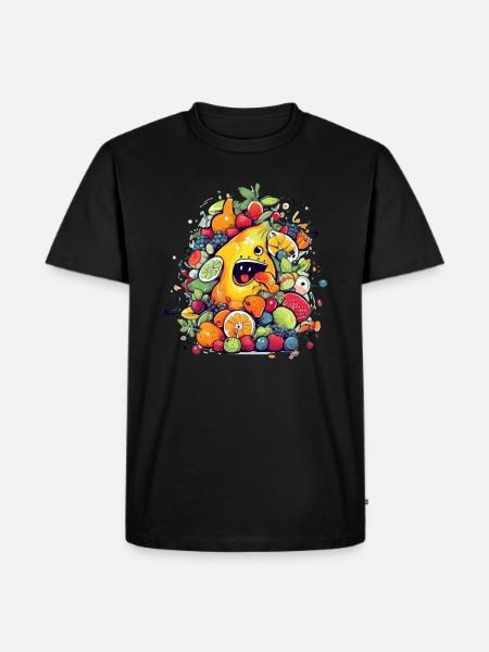 Mr. Goin Fruits - Men's Premium Organic T-Shirt - black