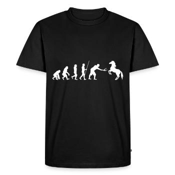 Grand design pour forgeron de chevaux Ferrfschmied - T-shirt Premium bio Homme - noir - Devant - Nico (187cm)