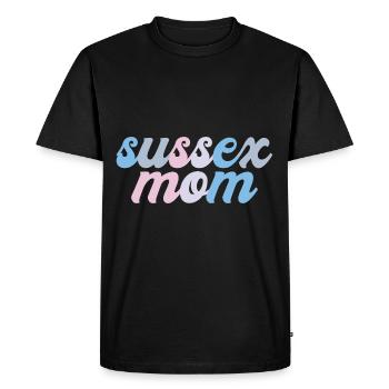 Sussex Spaniel Maman Maman Maîtresse Chien Mama - T-shirt Premium bio Homme - noir - Devant - Nico (187cm)