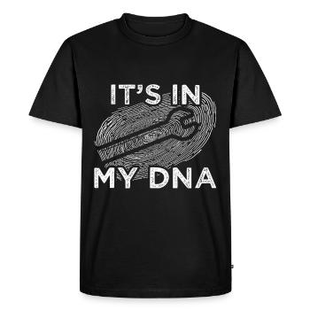Car mechanic, automotive mechatronics gift - Men's Premium Organic T-Shirt - black - Front - Nico (187cm)