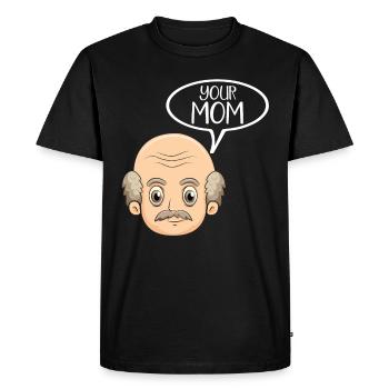 Psychologie, psychologues, etc. Psychologues - T-shirt Premium bio Homme - noir - Devant - Nico (187cm)