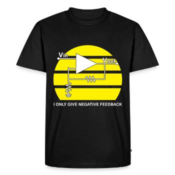 Électricien Humor Circuit Diagram Electrics - T-shirt Premium bio Homme - noir - Devant - Nico (187cm)