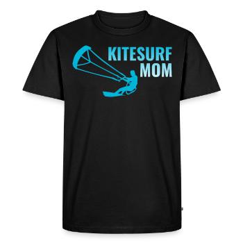 Kitesurf Kiteboard Kiteboarder Kitesurf Maman - T-shirt Premium bio Homme - noir - Devant - Nico (187cm)
