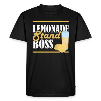 Stand de limonade Boss Limonadenstand - T-shirt Premium bio Homme - noir - Devant - Nico (187cm)