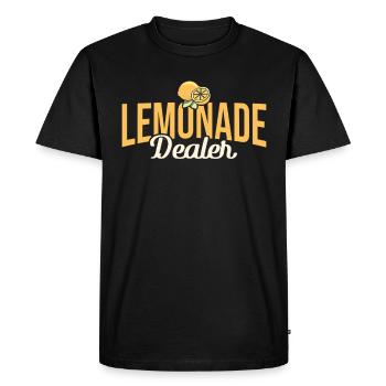 Lemonade Dealer Lemonade Stand - T-shirt Premium bio Homme - noir - Devant - Nico (187cm)