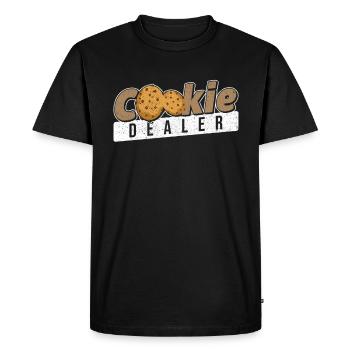 Biscuits Dealer Baking - T-shirt Premium bio Homme - noir - Devant - Nico (187cm)