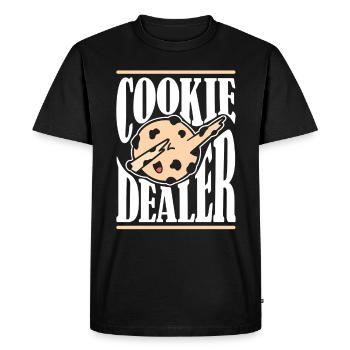 Biscuits Dealer Baking - T-shirt Premium bio Homme - noir - Devant - Nico (187cm)