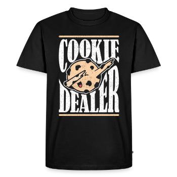 Biscuits Dealer Baking - T-shirt Premium bio Homme - noir - Devant - Nico (187cm)
