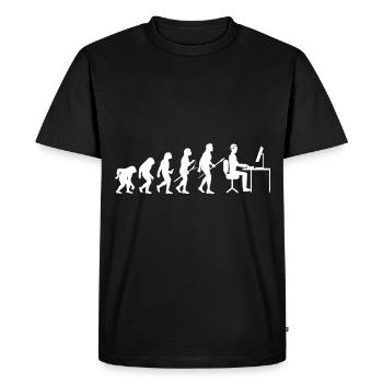 Coder Developer Programmer Coding IT Computer - Men's Premium Organic T-Shirt - black - Front - Nico (187cm)