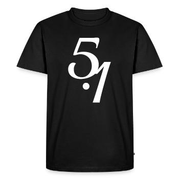 Human Design 5/1 Profile - Men's Premium Organic T-Shirt - black - Front - Nico (187cm)