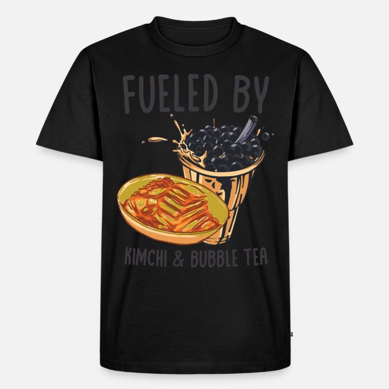 Kimchi - Männer Premium Bio T-Shirt - Schwarz