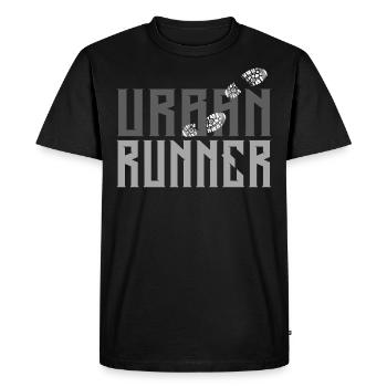 Coureur - T-shirt Premium bio Homme - noir - Devant - Nico (187cm)