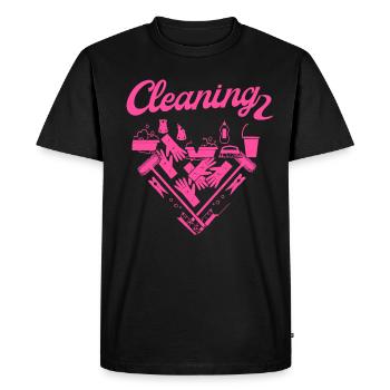 Housekeeper Maid Cleaner - Men's Premium Organic T-Shirt - black - Front - Nico (187cm)