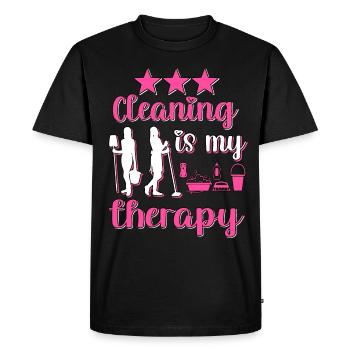 Housekeeper Maid Cleaner - Men's Premium Organic T-Shirt - black - Front - Nico (187cm)