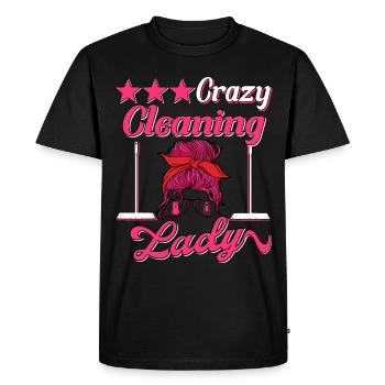 Housekeeper Maid Cleaner - Men's Premium Organic T-Shirt - black - Front - Nico (187cm)