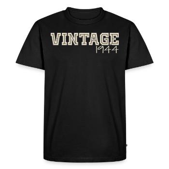Vintage 1944 Original 1944 Rétro 1944 Cadeau 1944 - T-shirt Premium bio Homme - noir - Devant - Nico (187cm)