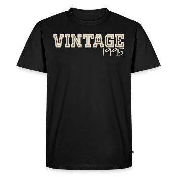 Vintage 1995 Original 1995 Rétro 1995 Cadeau 1995 - T-shirt Premium bio Homme - noir - Devant - Nico (187cm)